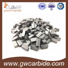 Metal Working Tungsten Carbide Brazed Inserts Carbide Brazed Tips